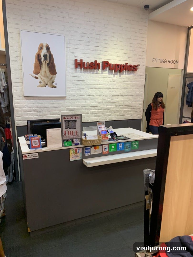 Hush Puppies Store Counter