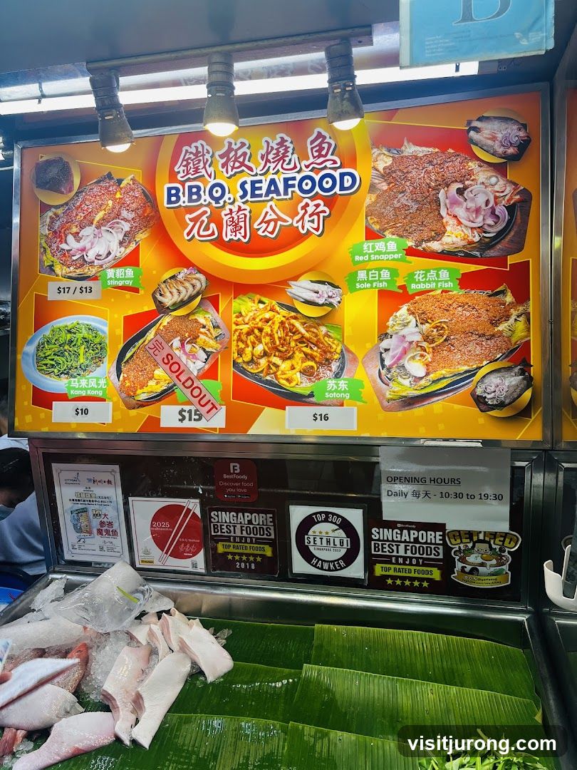 BBQ Seafood Menu