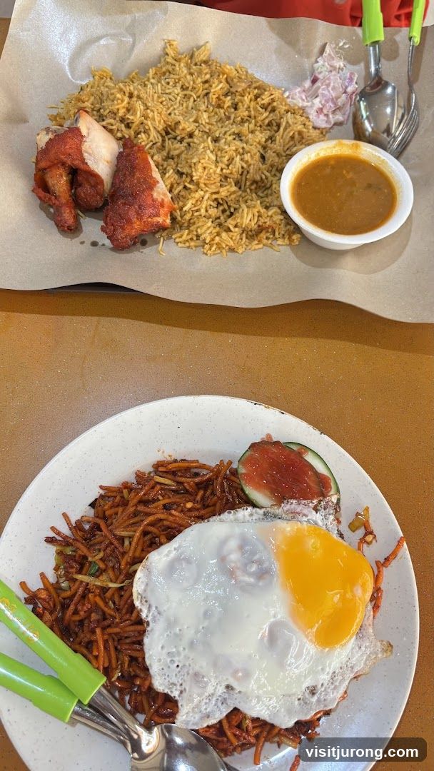 Two Plates of Food