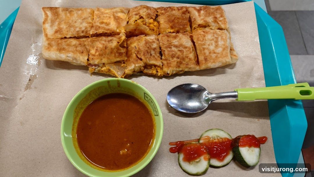 Murtabak with Curry Sauce