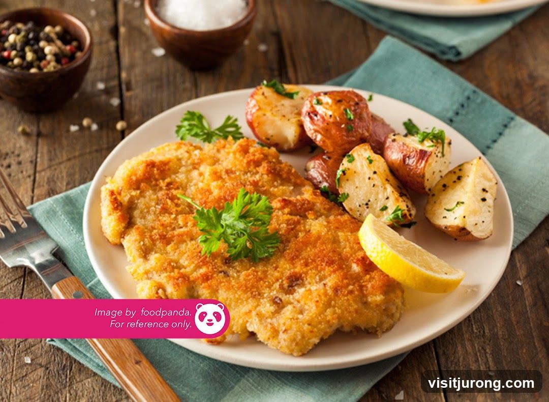 Breaded Cutlet with Roasted Potatoes