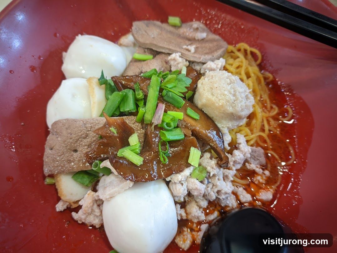 Noodle Soup with Various Toppings