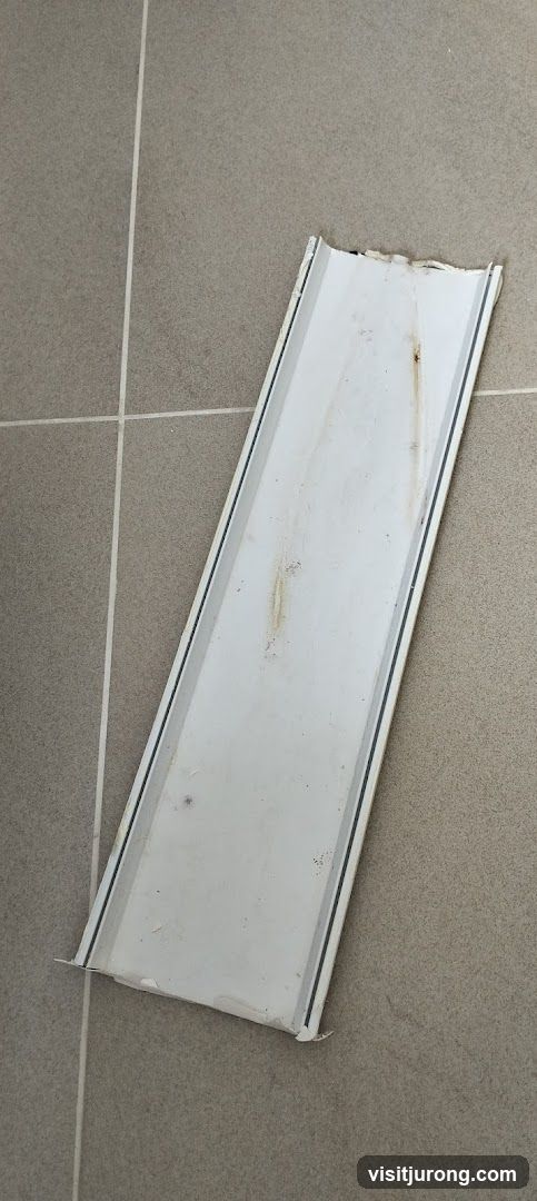 Damaged Light Fixture Cover