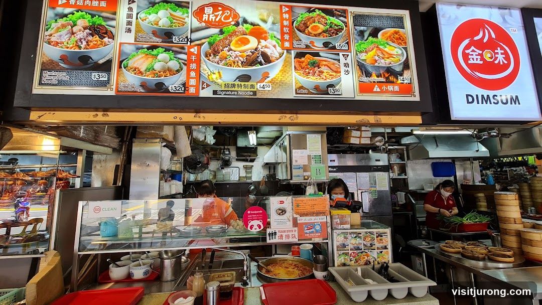 Food Stall Menu and Interior