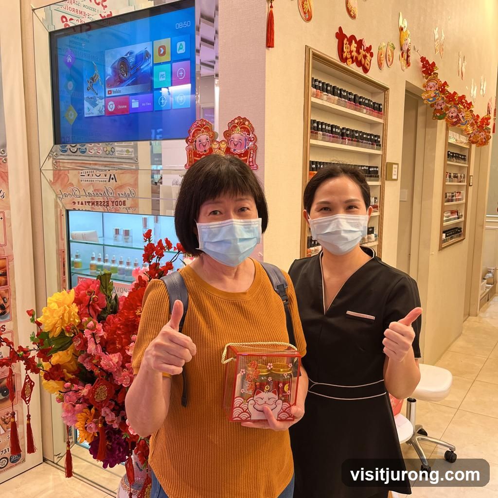 Two Women in a Nail Salon