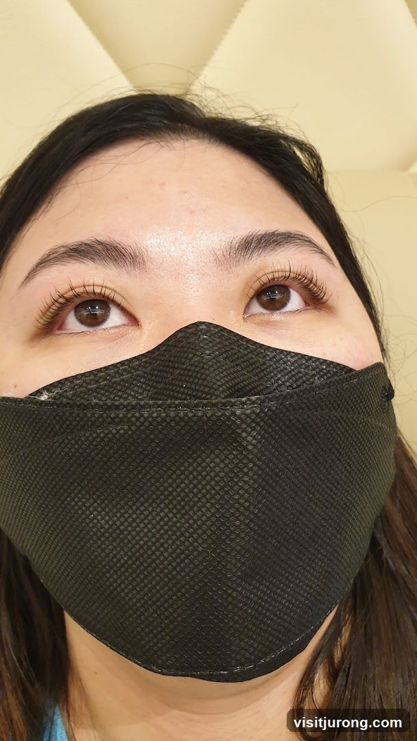 Woman with Eyelash Extensions