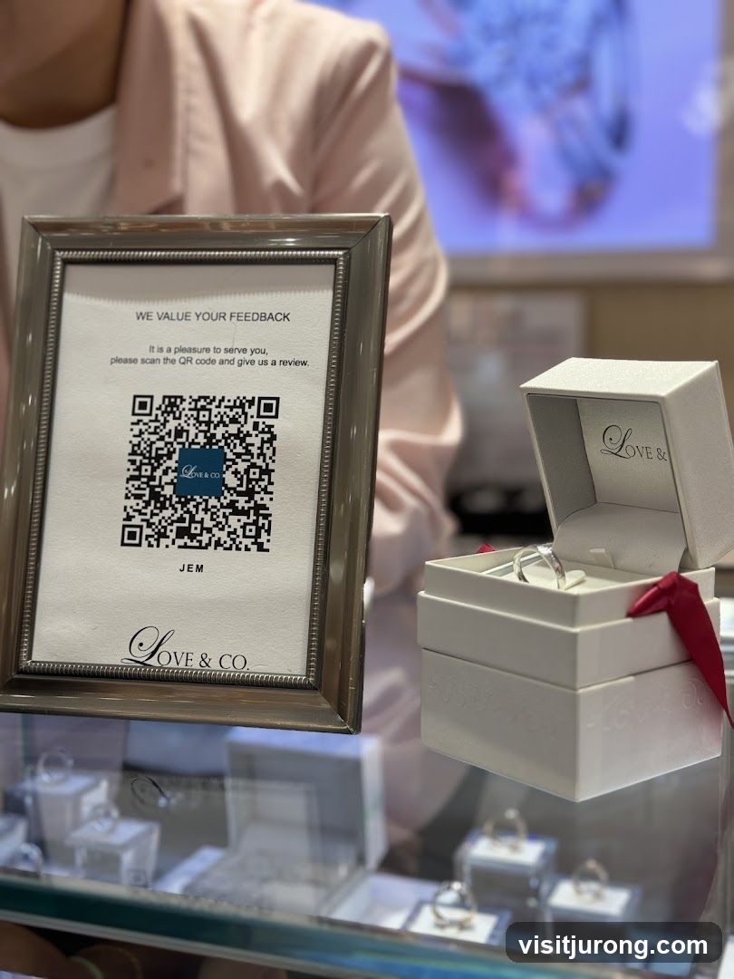 Feedback QR Code and Ring Box