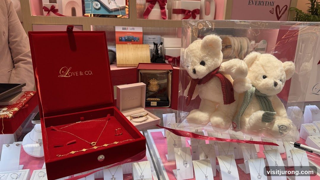 Jewelry Display with Teddy Bears