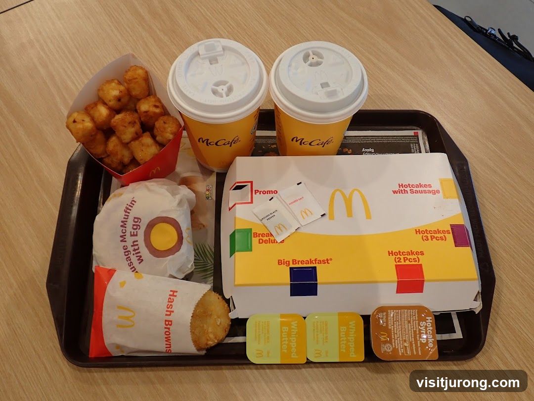 McDonald's Breakfast Tray