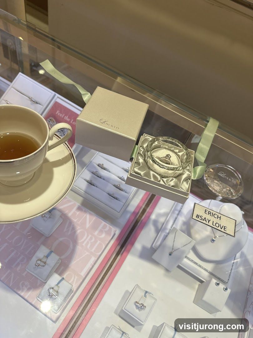 Jewelry Display with Tea