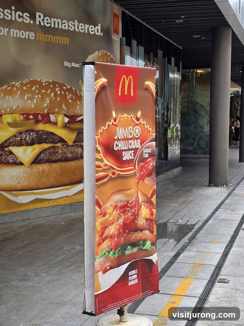 McDonald's Jumbo Chilli Crab Burger Promotion
