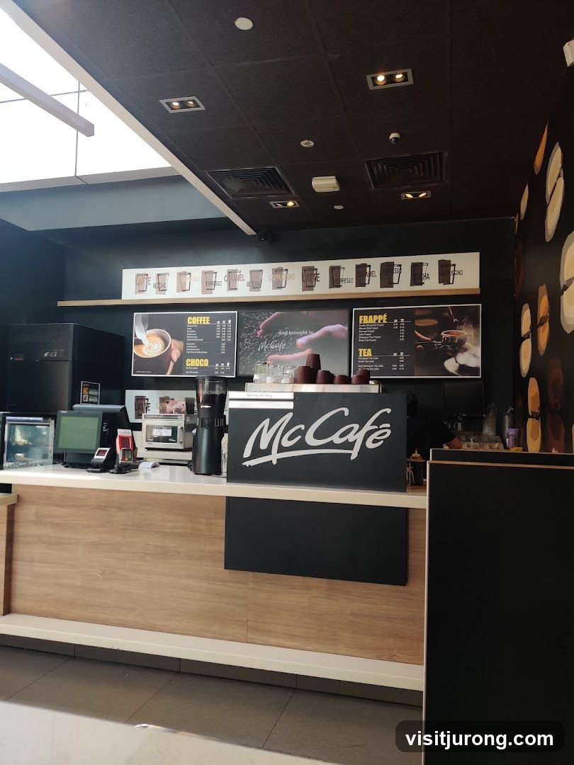 McCafé Counter