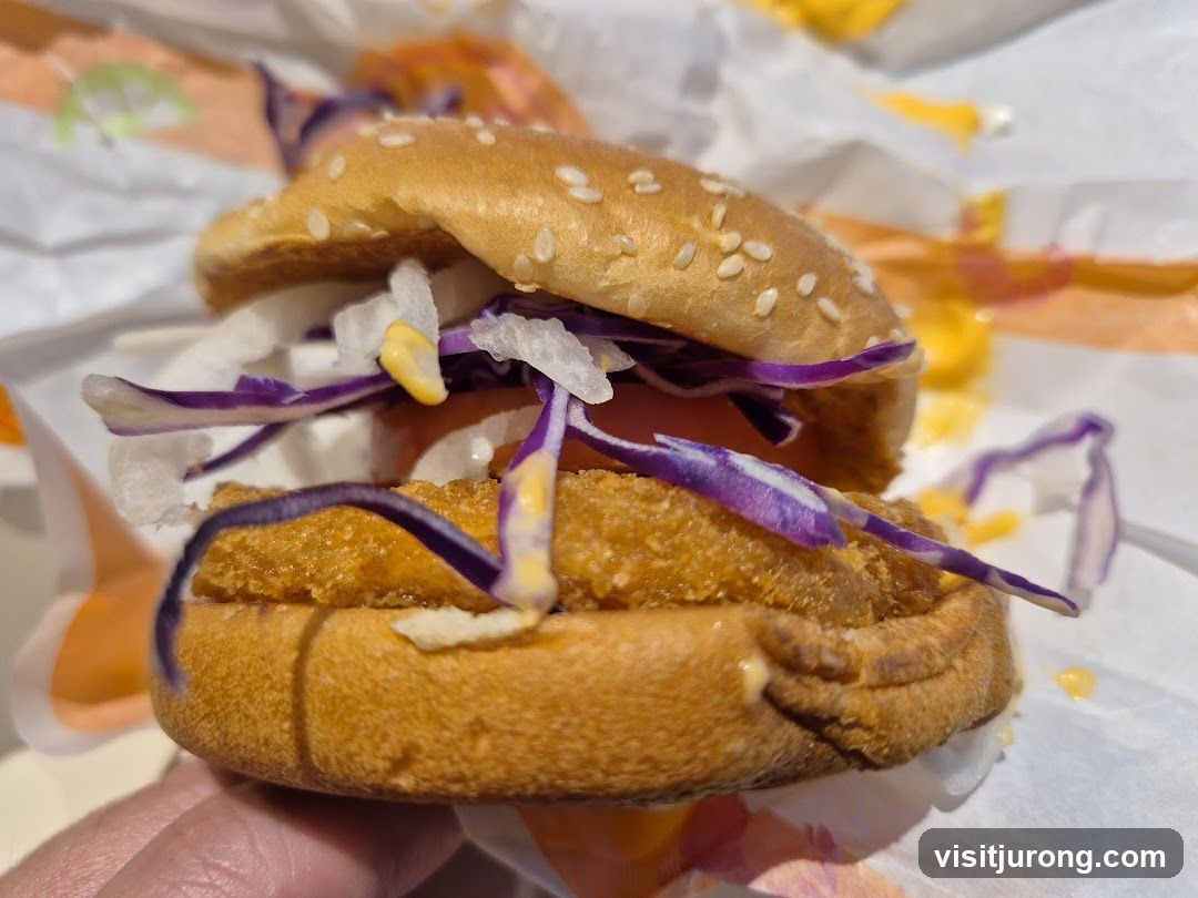 Burger with Coleslaw
