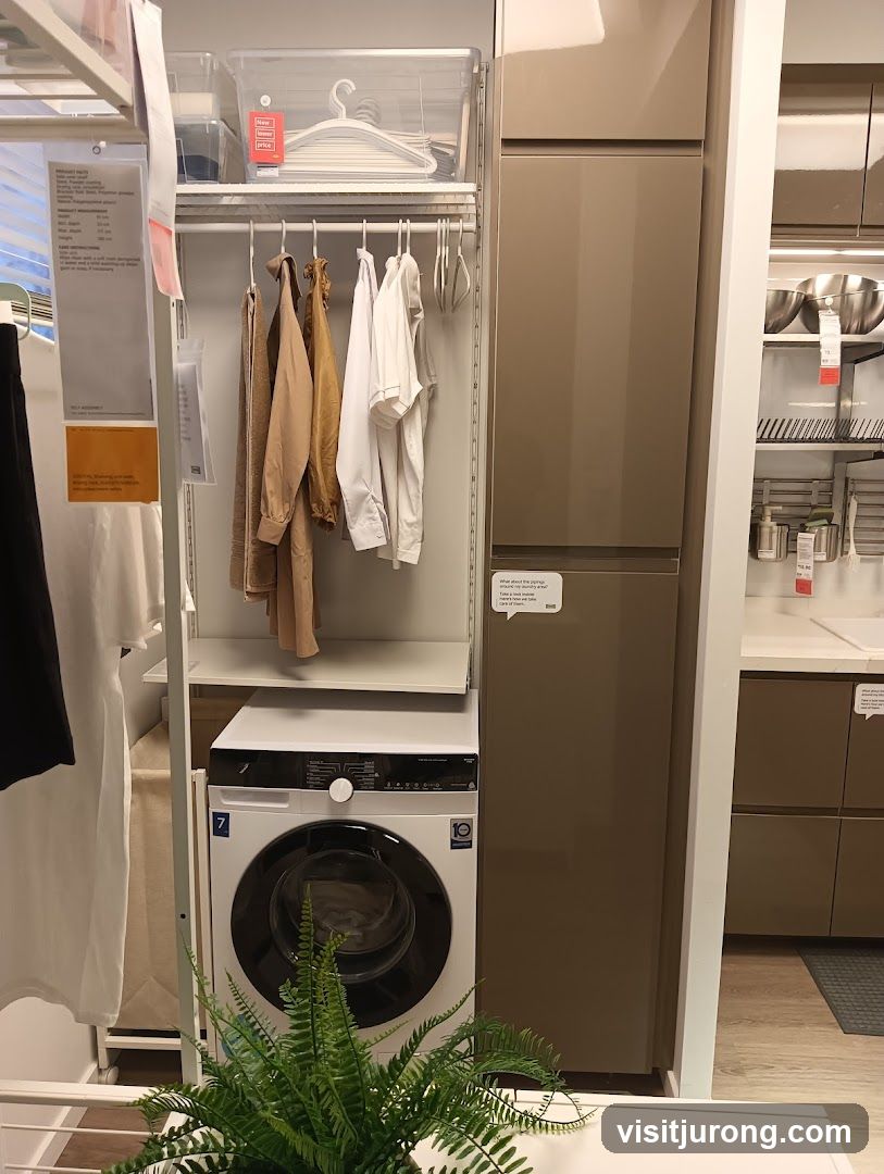 Wardrobe with Washing Machine