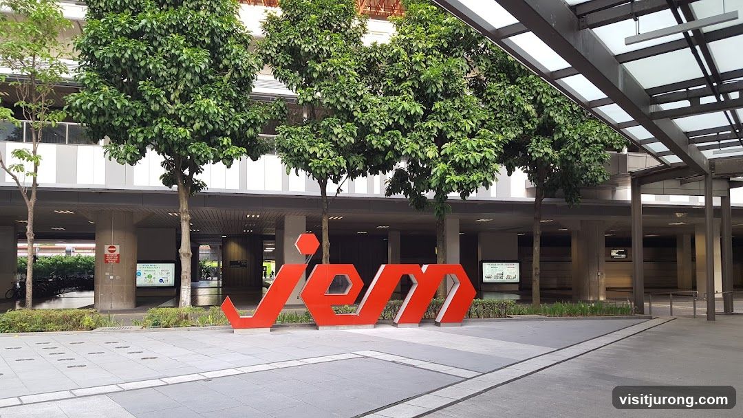 JEM logo sculpture