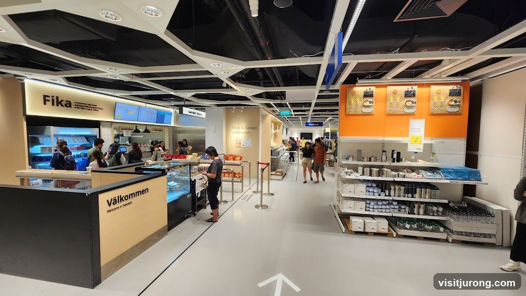IKEA Food Area and Retail Section