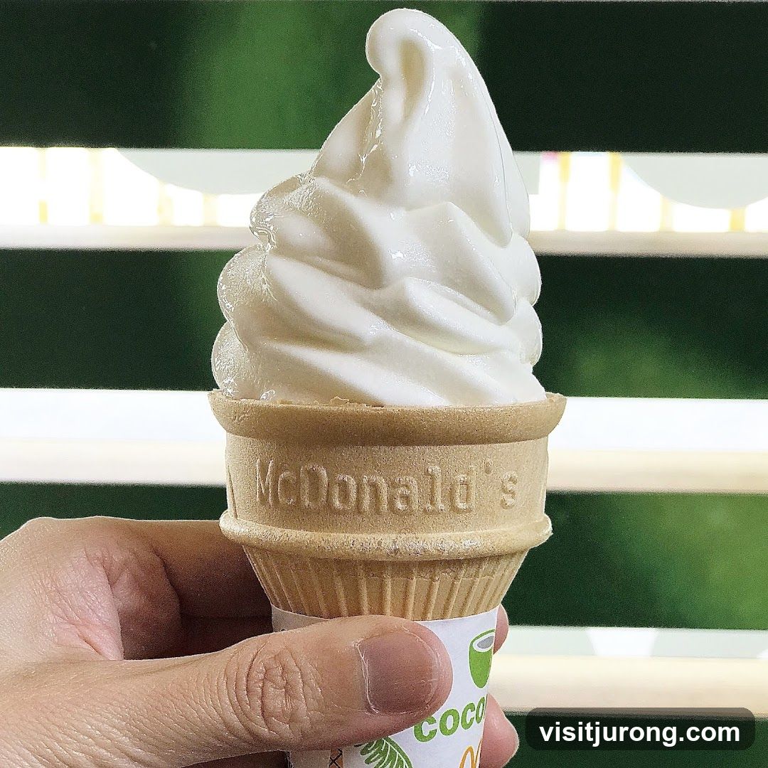 McDonald's Soft Serve Ice Cream Cone