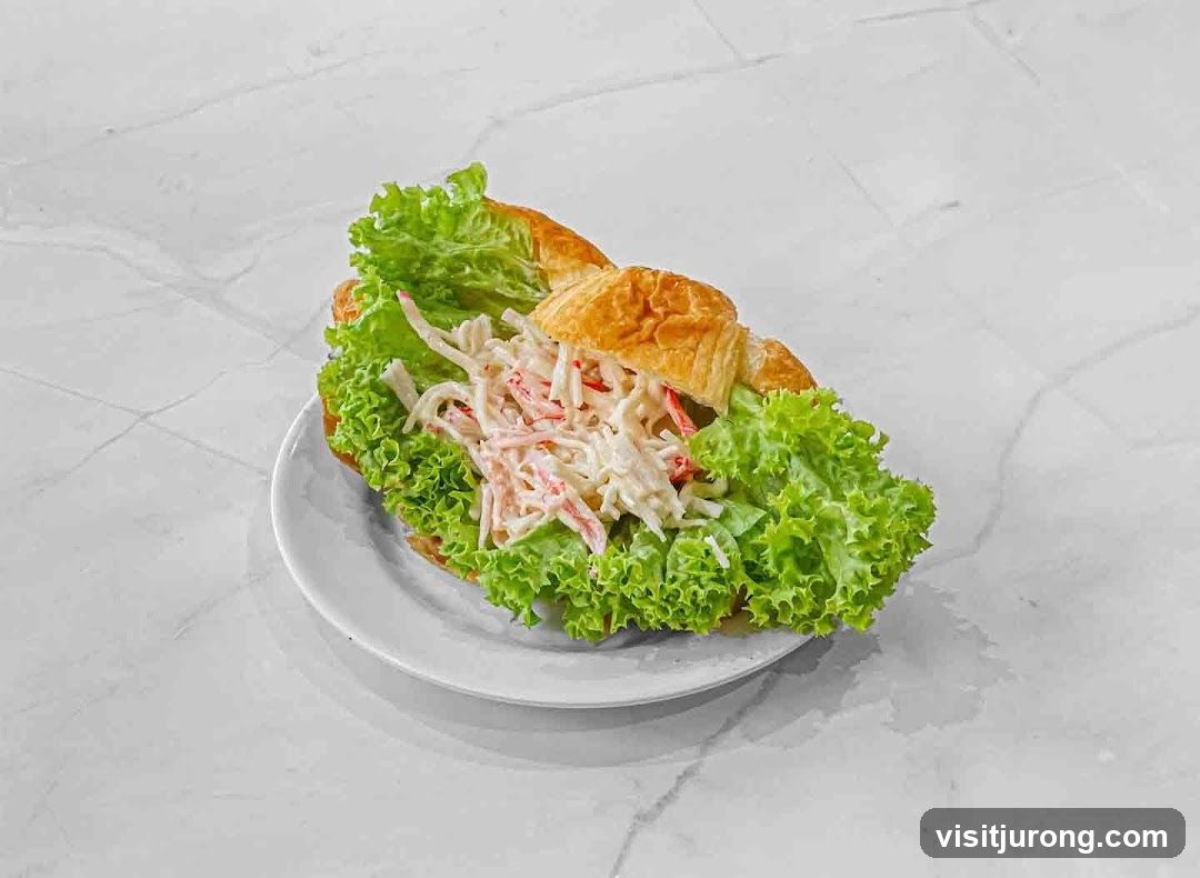 Crab Salad Croissant
