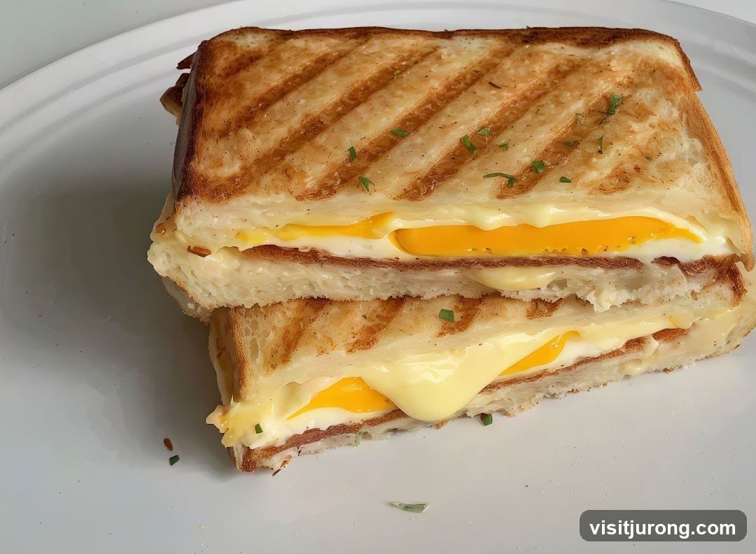 Grilled Cheese and Egg Sandwich