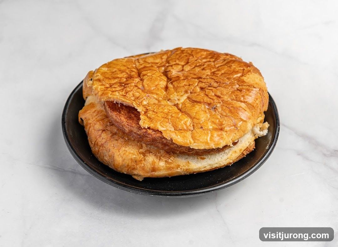Burger on a plate
