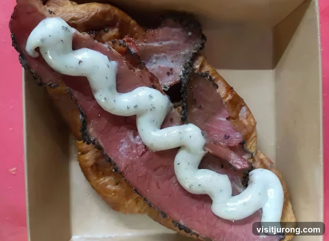Sandwich with Meat and Sauce