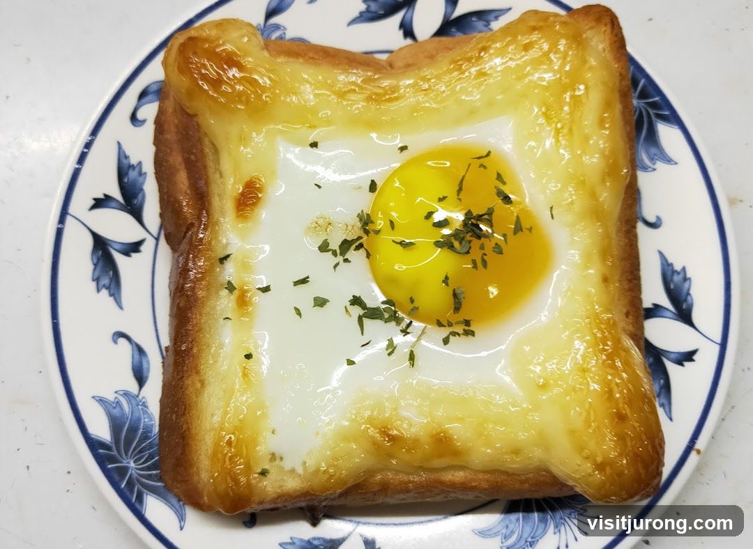 Egg in a Toast Nest