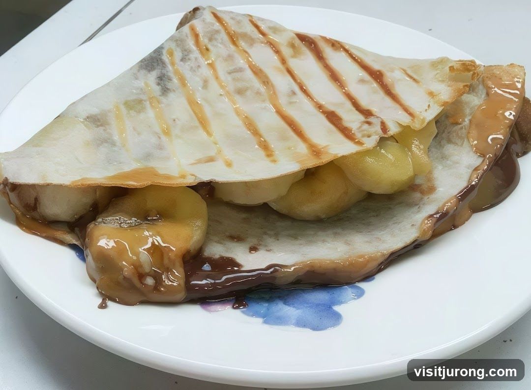 Banana and Chocolate Crepe