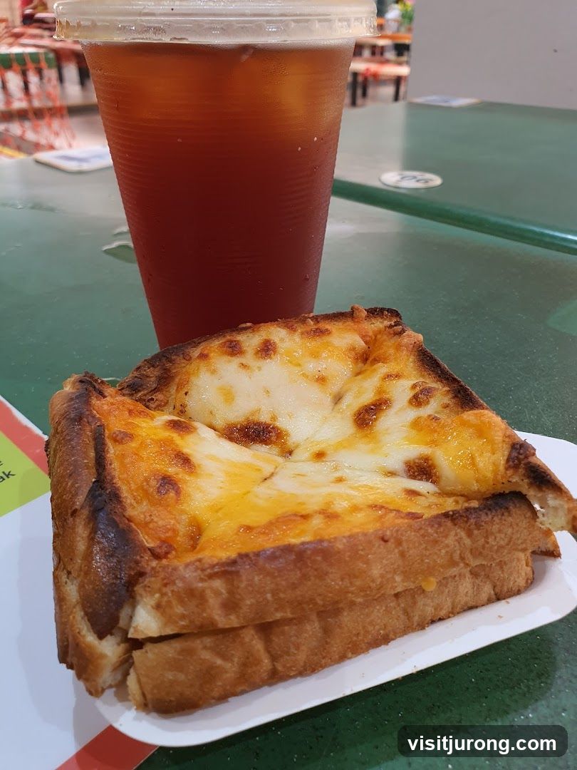 Cheese Toast and Iced Tea