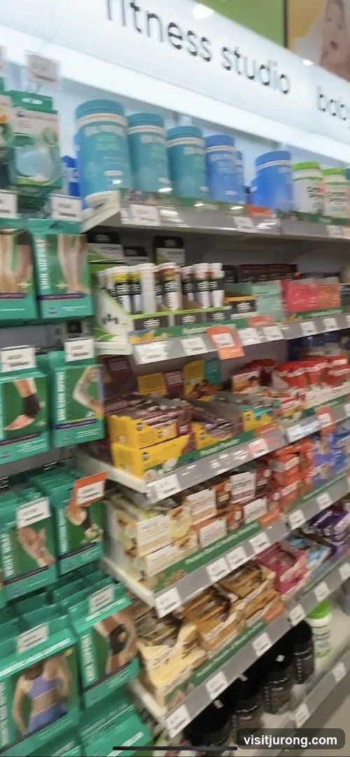 Health and Fitness Products on Shelves