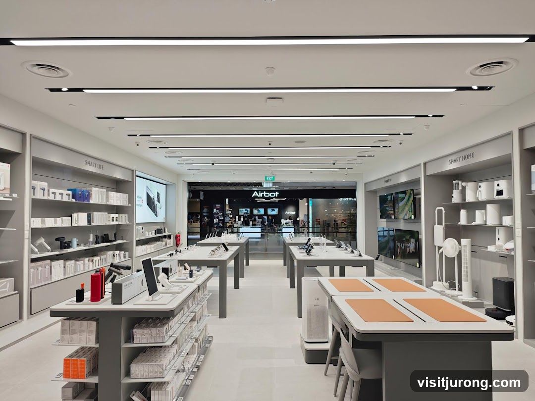 Modern Electronics Store Interior