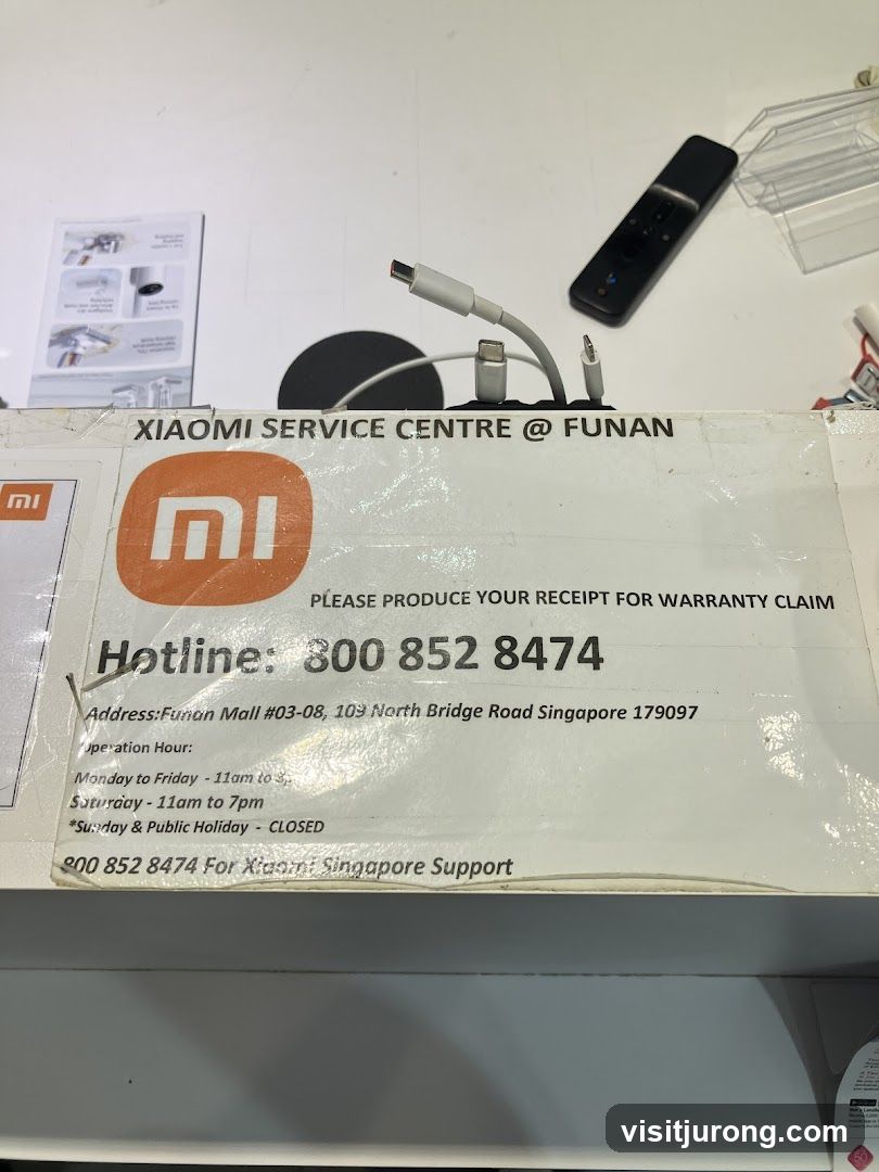 Xiaomi Service Centre Information