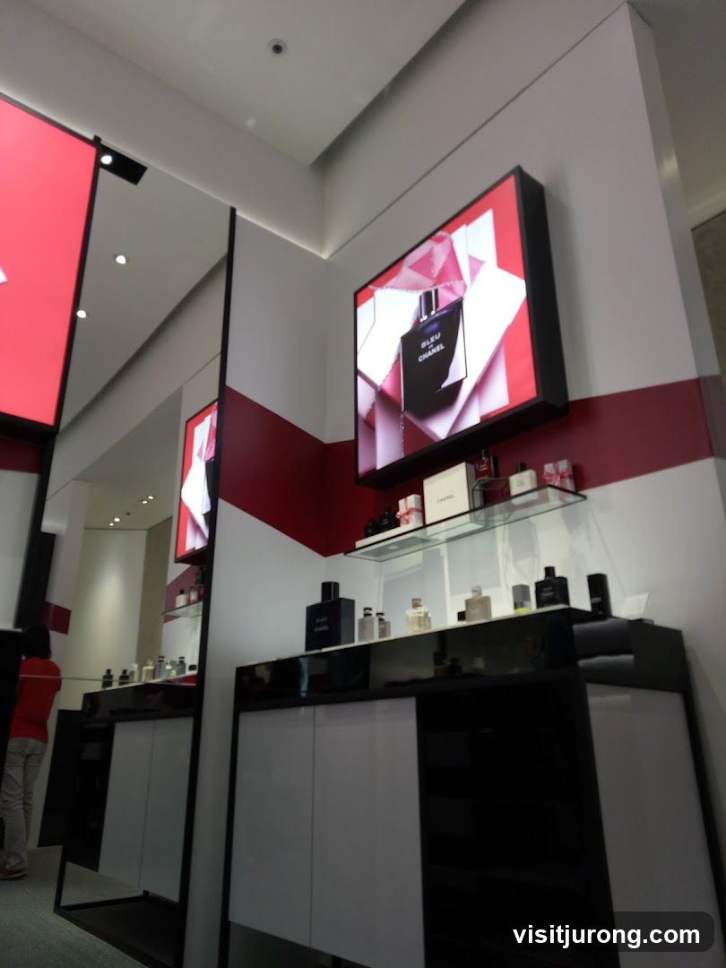 Chanel Perfume Display