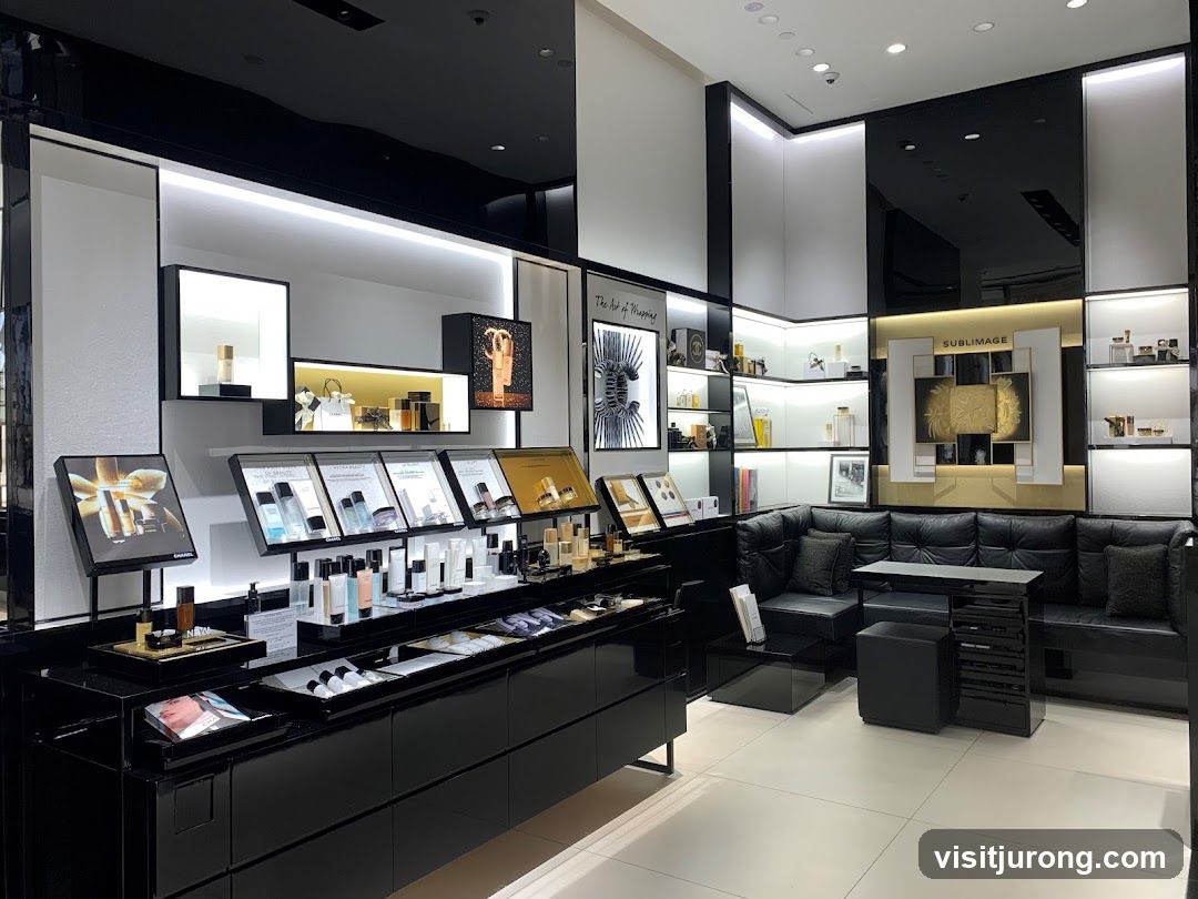 Chanel Cosmetics Display