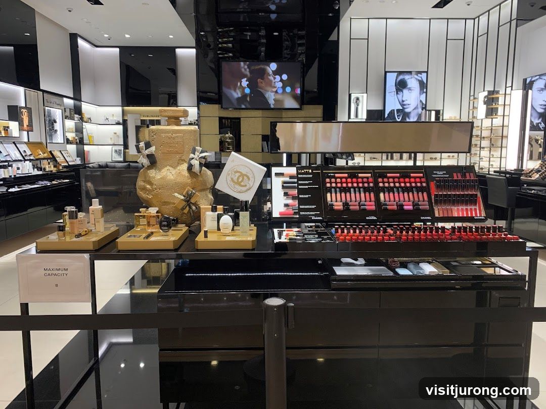 Chanel Cosmetics Display