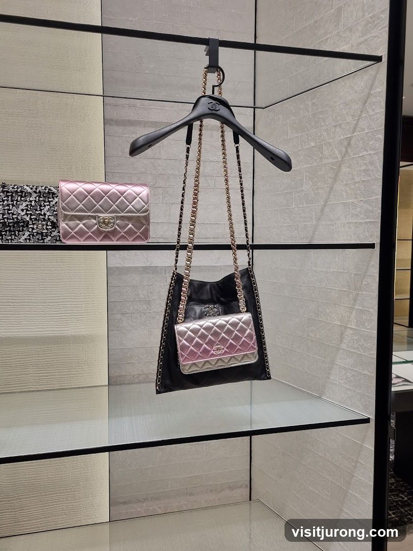 Chanel Handbags on Display