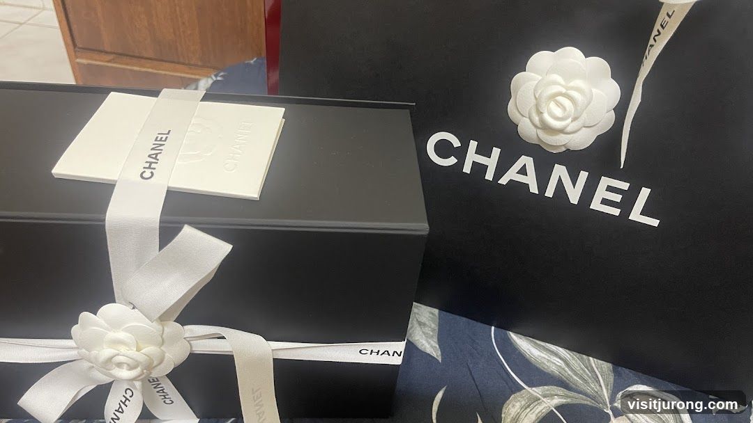 Chanel Gift Box and Shopping Bag