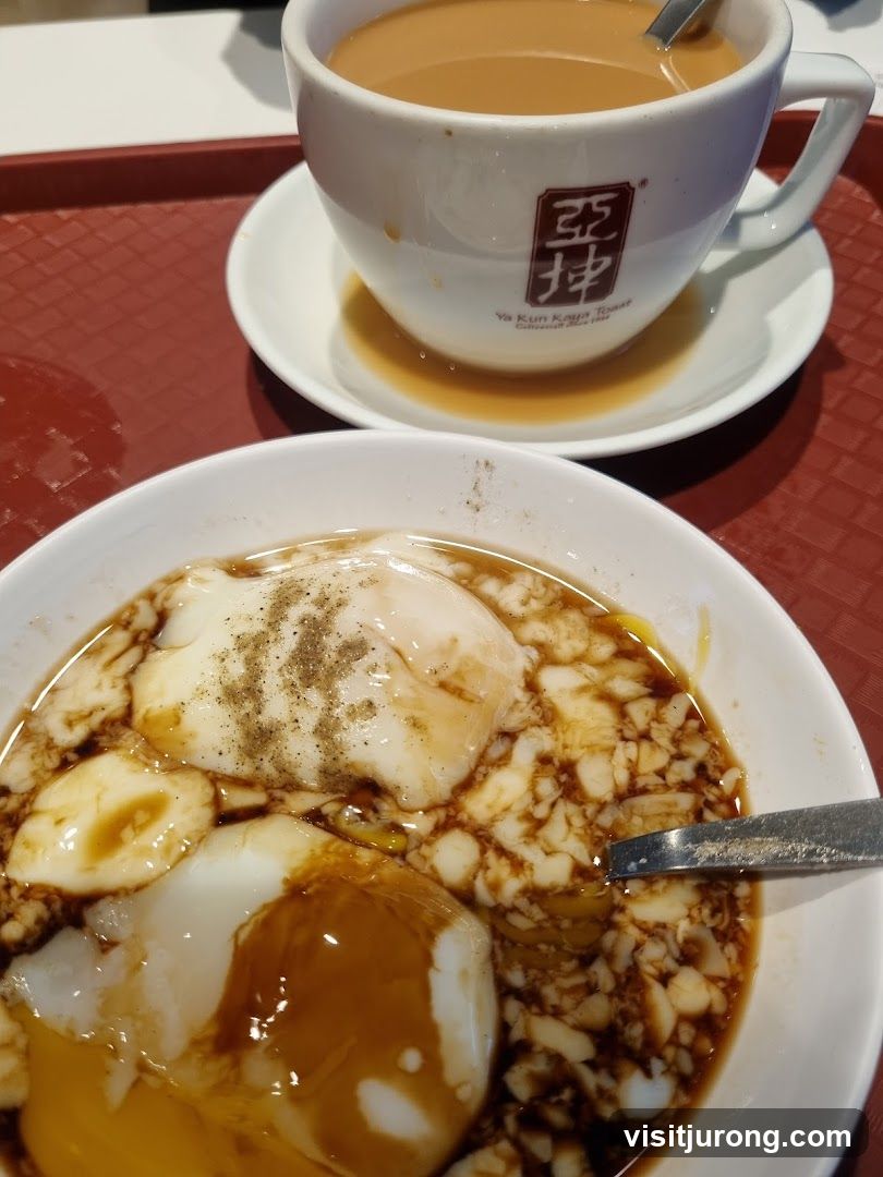 Soft-boiled eggs and coffee