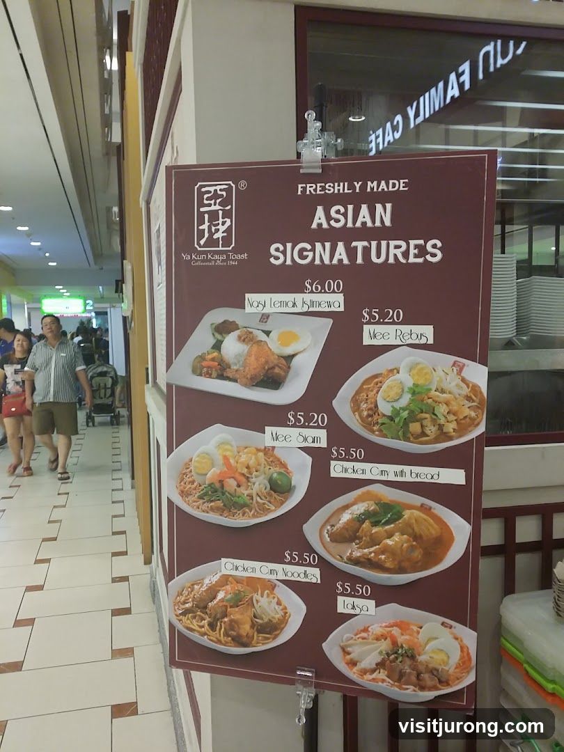Asian Signatures Menu