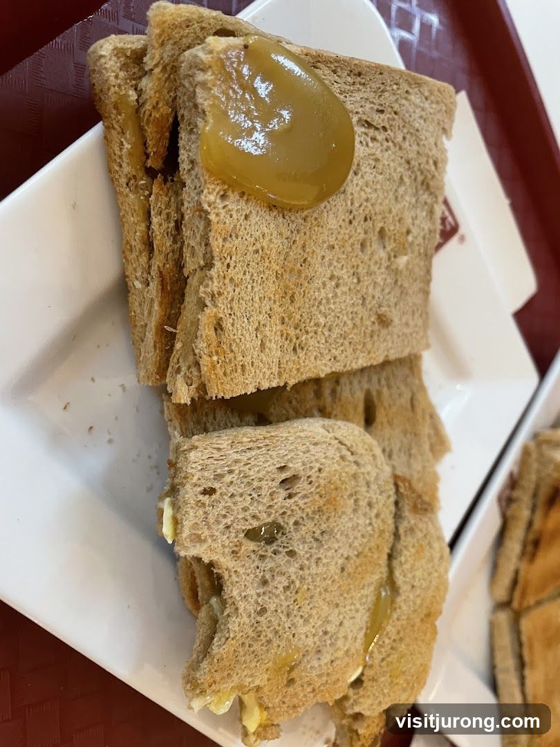 Toast with spread