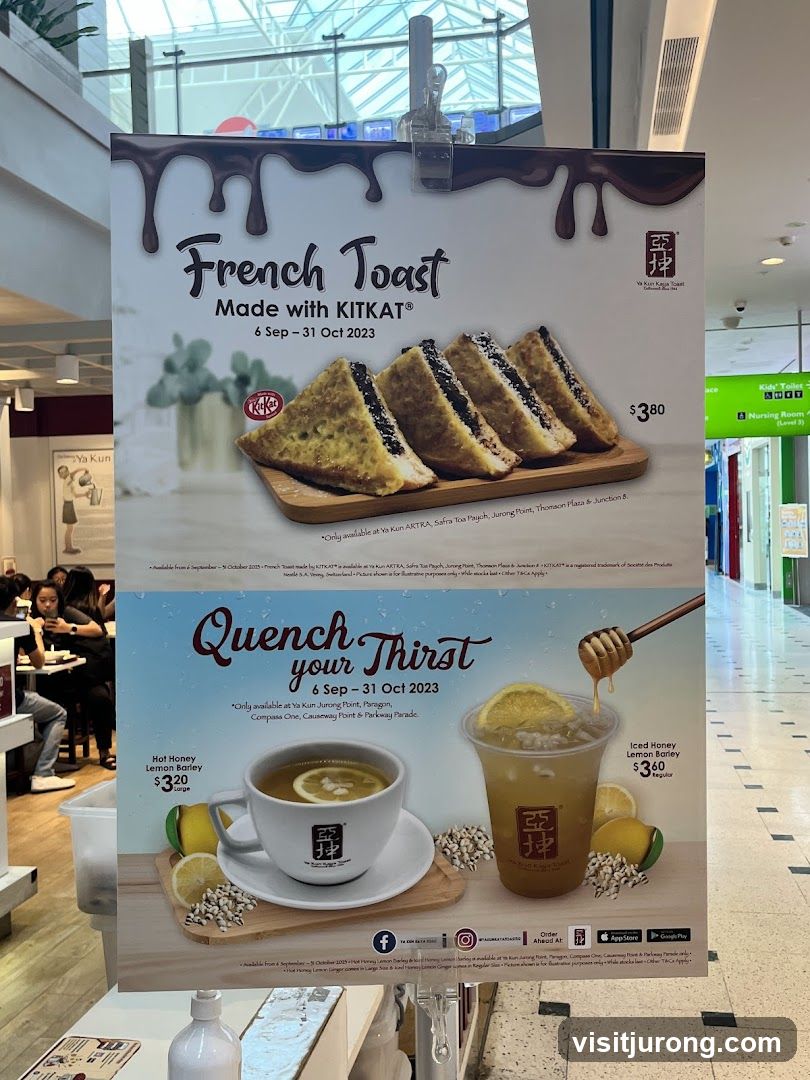 Ya Kun French Toast and Drinks Promotion