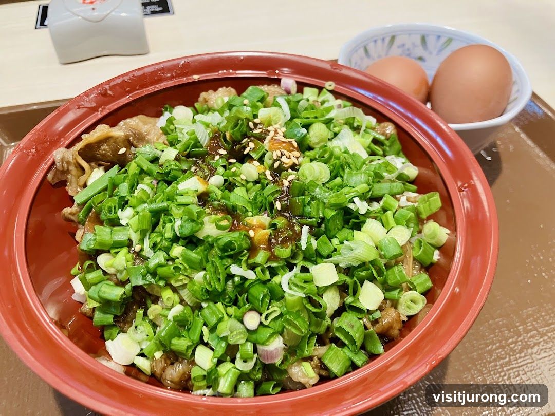 Beef and Green Onion Rice Bowl