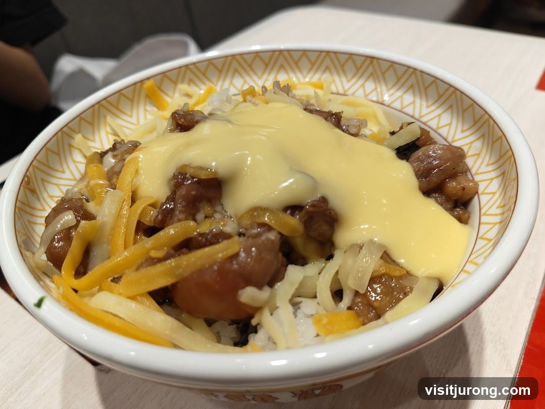 Beef and Cheese Rice Bowl