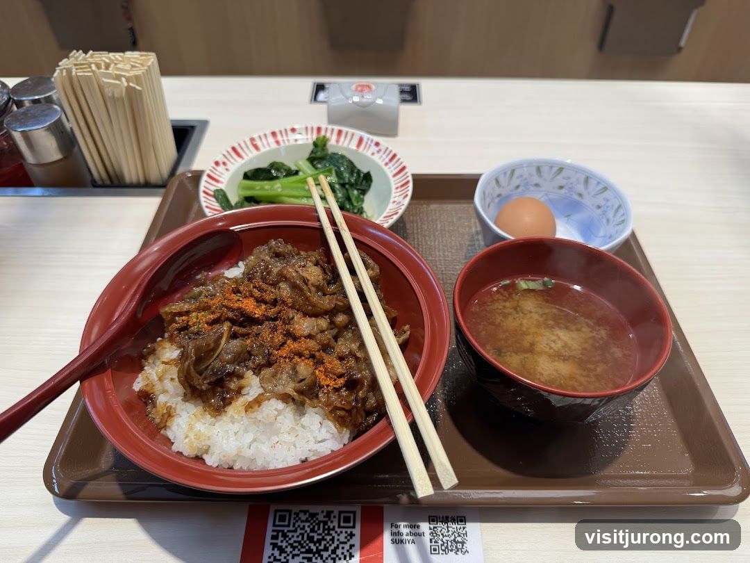 Beef bowl meal