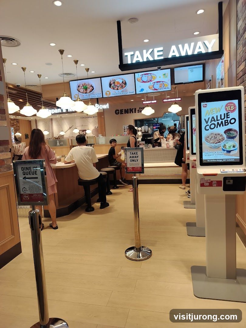 Restaurant Take Away Area