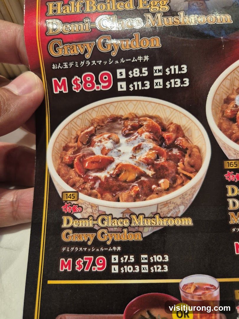 Demi-Glace Mushroom Gravy Gyudon