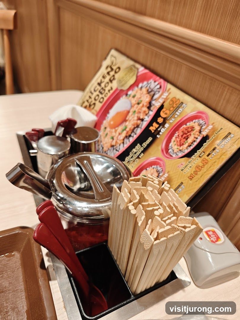 Chicken Soboro Don Menu