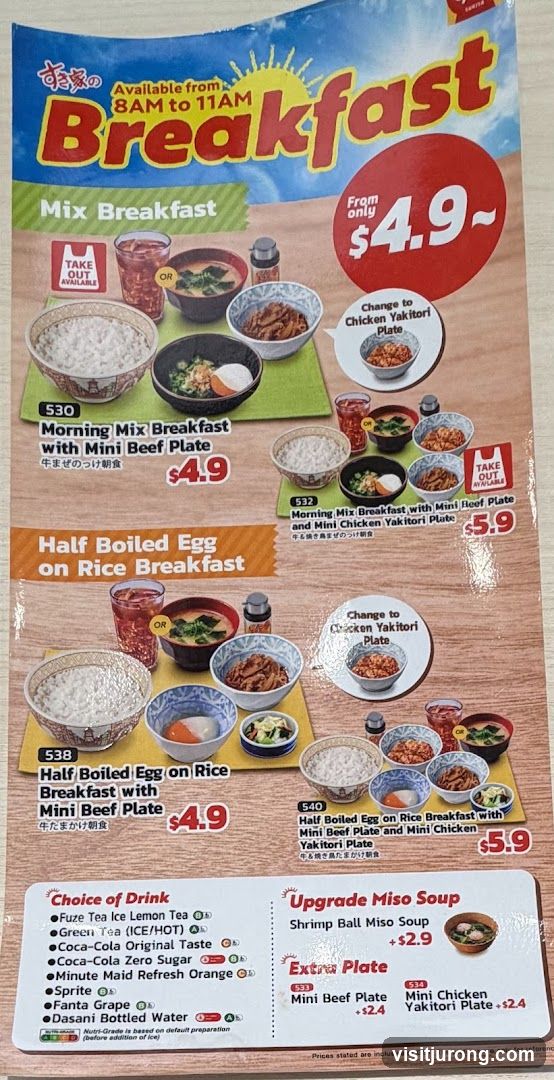 Breakfast Menu