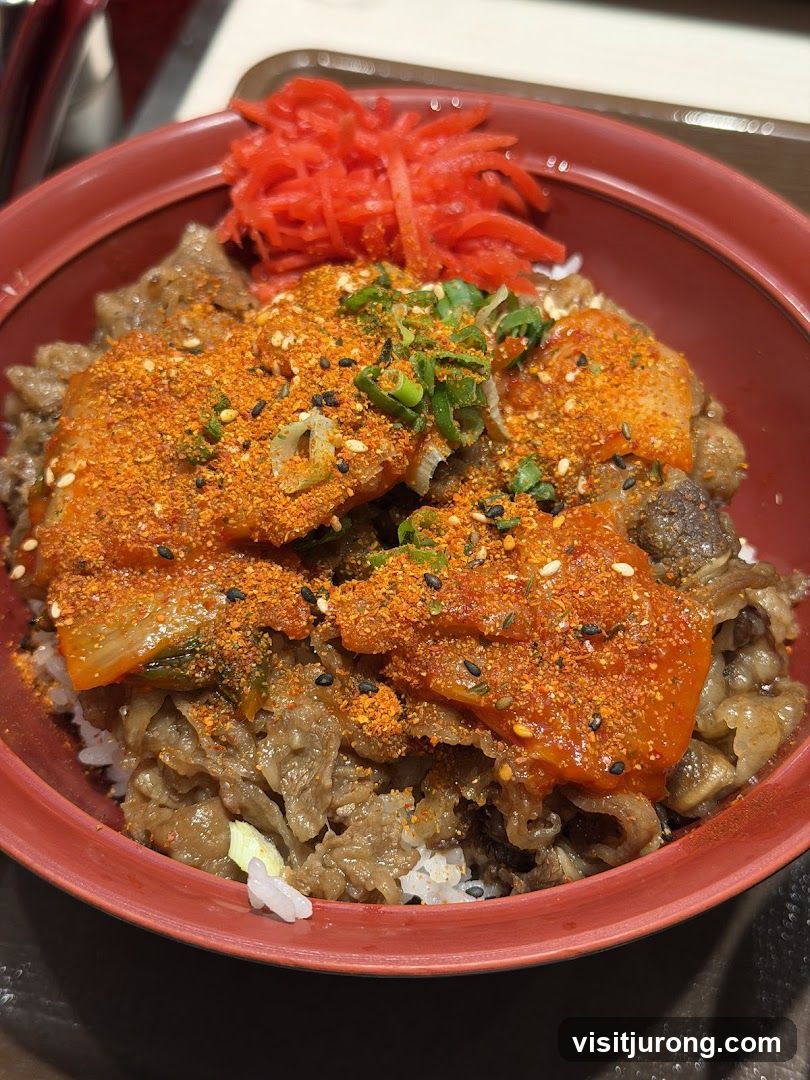 Beef and Kimchi Rice Bowl