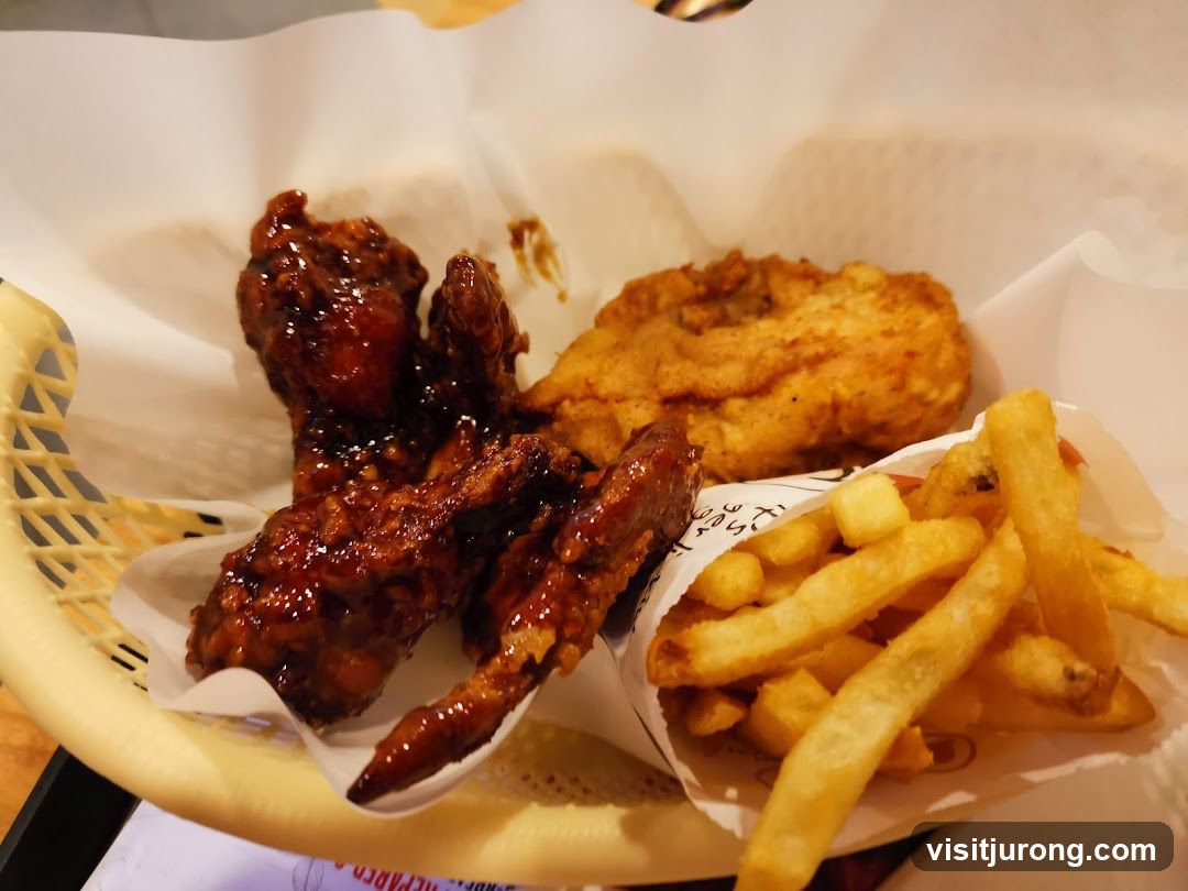 Chicken Wings and Fries
