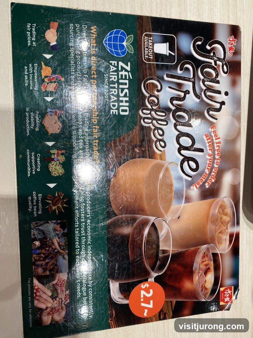 Zensho Fair Trade Coffee Advertisement